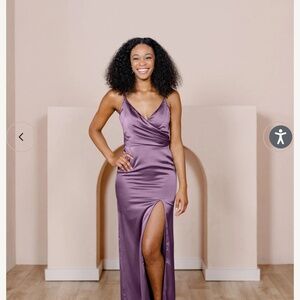 Dusty Plum Reverly Dress